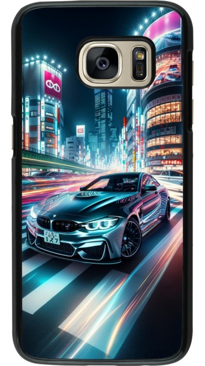 Samsung Galaxy S7 Case Hülle - BMW M4 Tokio Nacht