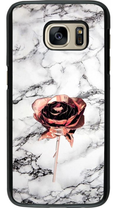 Coque Samsung Galaxy S7 - Marble Rose Gold