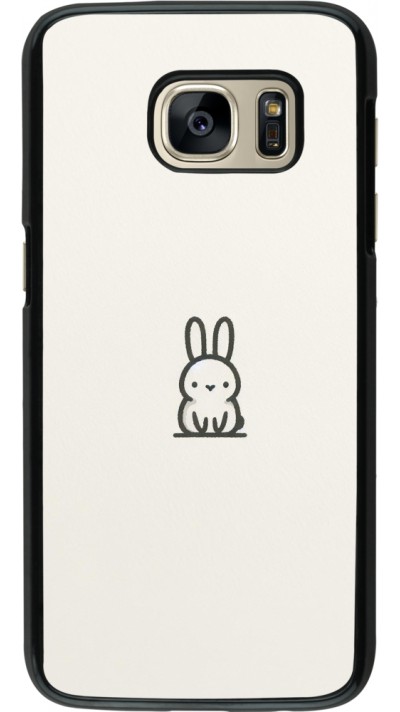 Coque Samsung Galaxy S7 - Minimal bunny cutie