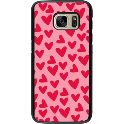 Coque Samsung Galaxy S7 - Mom 2024 petits coeurs
