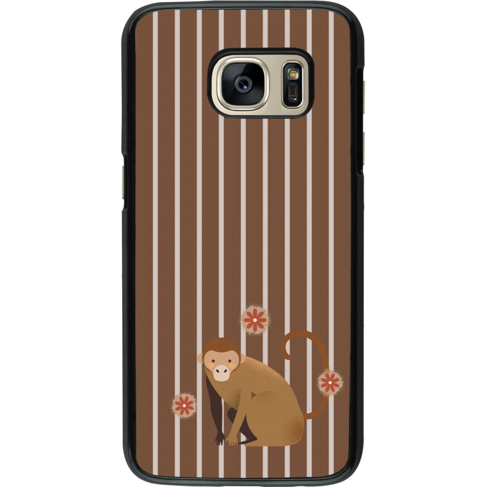 Coque Samsung Galaxy S7 - Monkey with stripes