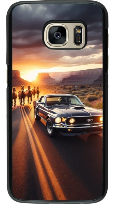 Samsung Galaxy S7 Case Hülle - Mustang 69 Grand Canyon