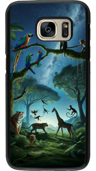 Samsung Galaxy S7 Case Hülle - Paradies der exotischen Tiere