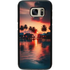 Samsung Galaxy S7 Case Hülle - Paradies Malediven