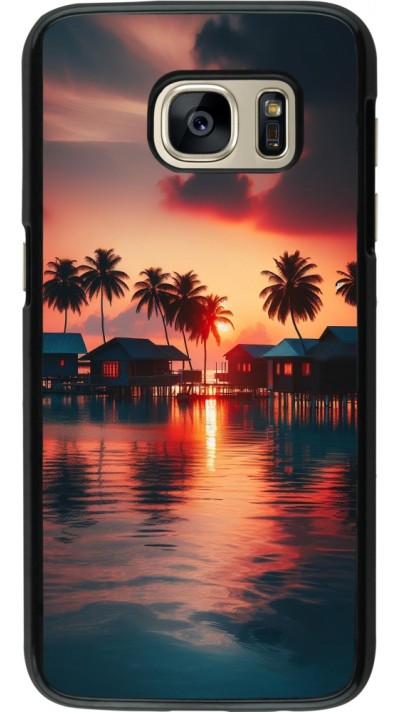 Samsung Galaxy S7 Case Hülle - Paradies Malediven