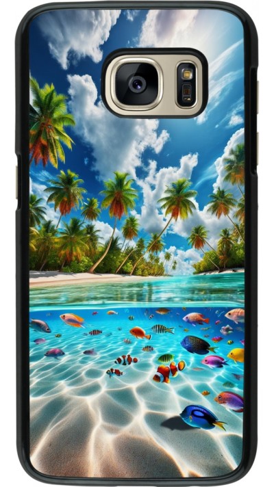 Samsung Galaxy S7 Case Hülle - Strandparadies