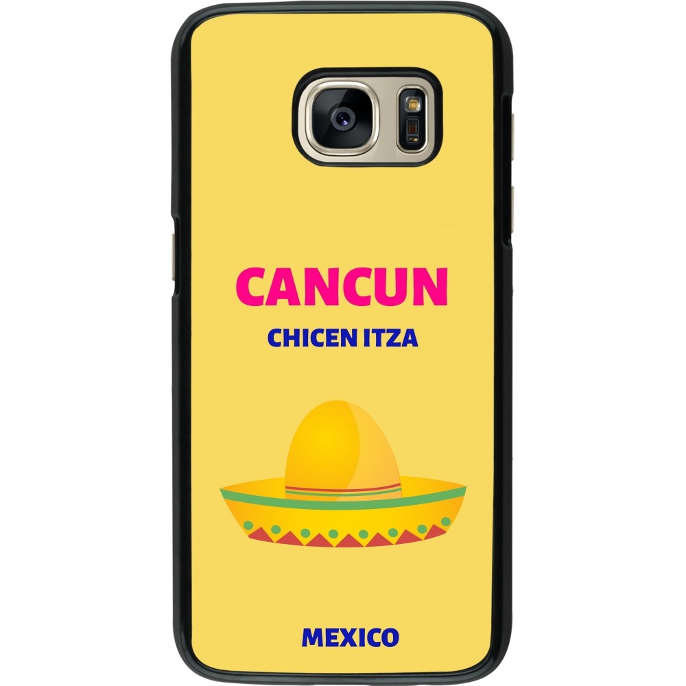 Samsung Galaxy S7 Case Hülle - Pop Summer Destination Cancun