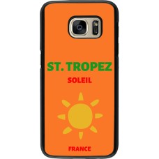 Samsung Galaxy S7 Case Hülle - Pop Summer Destination St-Tropez