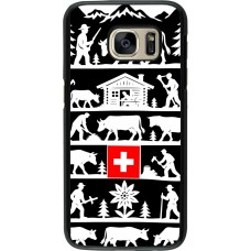 Coque Samsung Galaxy S7 - Poya Suisse 1 noir