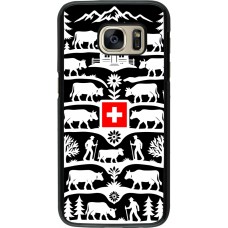 Samsung Galaxy S7 Case Hülle - Poya Schweiz 3 schwarz