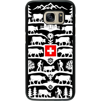 Samsung Galaxy S7 Case Hülle - Poya Schweiz 3 schwarz