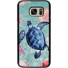 Samsung Galaxy S7 Case Hülle - Preppy Turtle