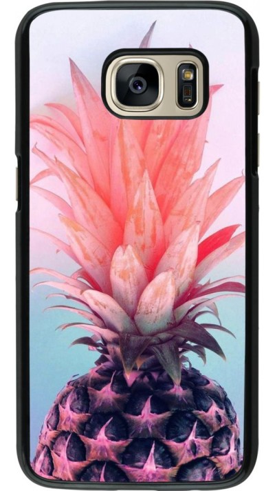 Hülle Samsung Galaxy S7 - Purple Pink Pineapple