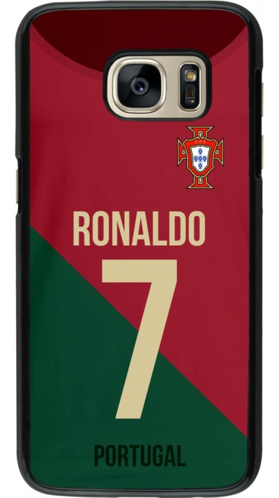 Coque Samsung Galaxy S7 - Football shirt Ronaldo Portugal