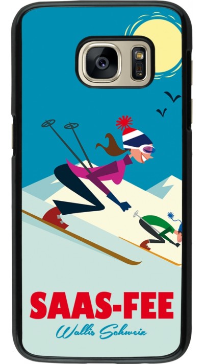 Coque Samsung Galaxy S7 - Saas-Fee Ski Downhill