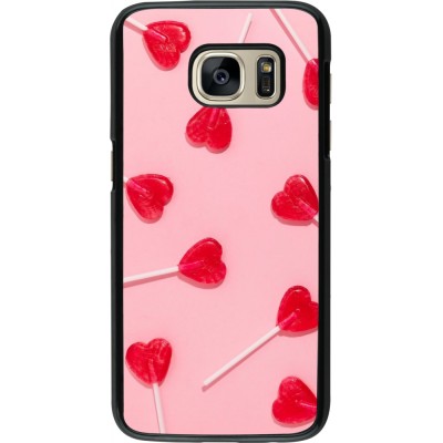 Samsung Galaxy S7 Case Hülle - Saint Valentines Day 26 Lollipop