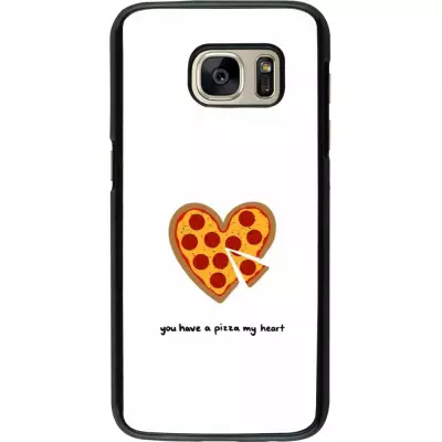 Samsung Galaxy S7 Case Hülle - Saint Valentines Day 26 You have my pizza heart
