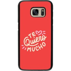 Samsung Galaxy S7 Case Hülle - Saint Valentines Day 26 Te quiero mucho