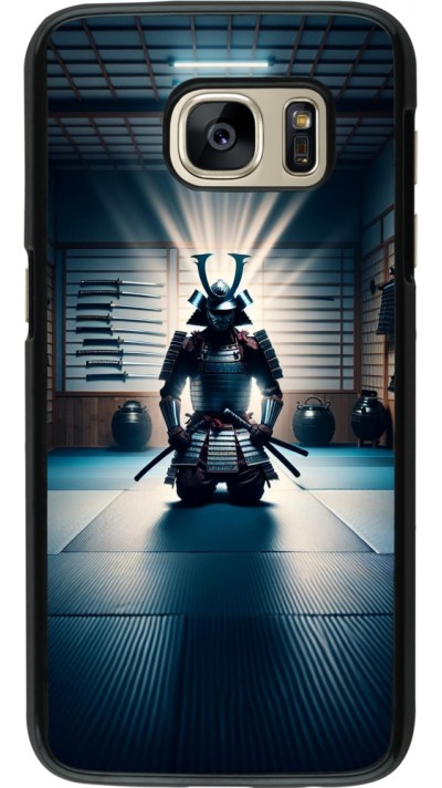 Samsung Galaxy S7 Case Hülle - Samurai im Gebet