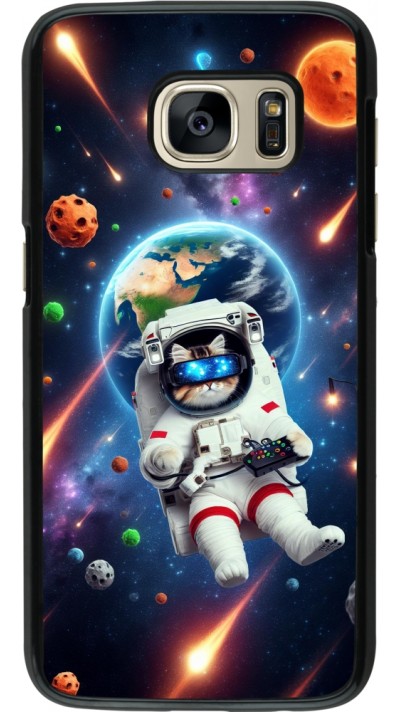 Coque Samsung Galaxy S7 - VR SpaceCat Odyssey