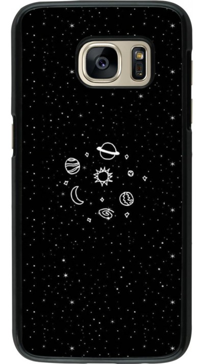 Coque Samsung Galaxy S7 - Space Doodle
