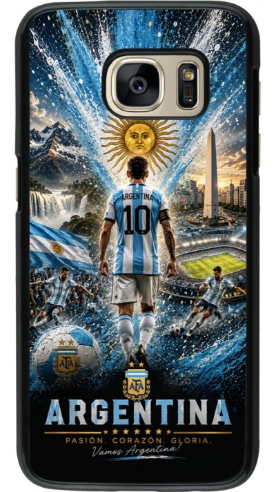 Coque Samsung Galaxy S7 - Football Argentine splash 2026