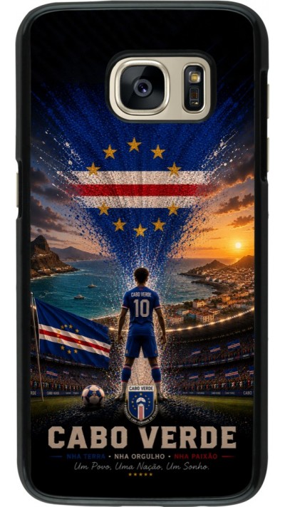 Coque Samsung Galaxy S7 - Football Cap-Vert splash 2026