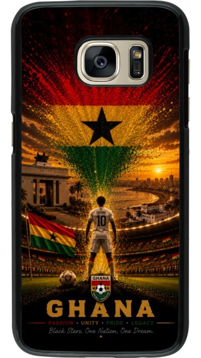 Coque Samsung Galaxy S7 - Football Ghana splash 2026