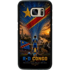 Coque Samsung Galaxy S7 - Football République démocratique du Congo splash 2026