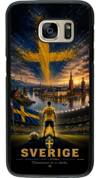 Coque Samsung Galaxy S7 - Football Suède splash 2026
