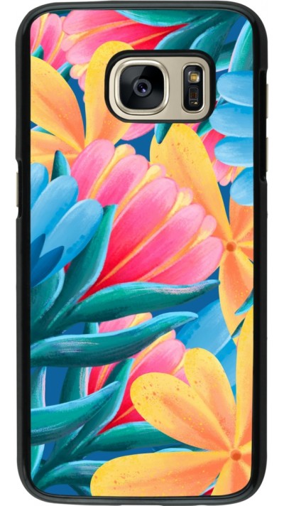 Coque Samsung Galaxy S7 - Spring 23 colorful flowers