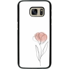 Samsung Galaxy S7 Case Hülle - Spring 23 minimalist flower