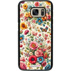 Samsung Galaxy S7 Case Hülle - Spring 25 fruehling bluetend