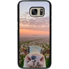 Coque Samsung Galaxy S7 - Cow with tulips 2026