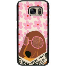 Coque Samsung Galaxy S7 - Dog with newspaper 2026