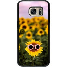 Coque Samsung Galaxy S7 - Sunflower with glasses 2026