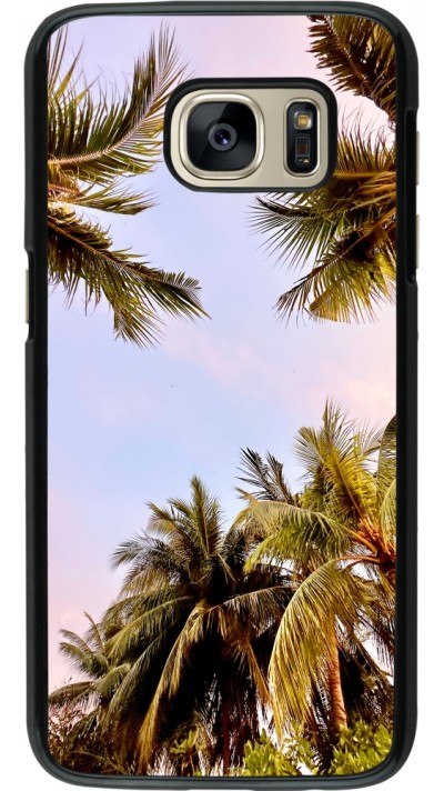 Samsung Galaxy S7 Case Hülle - Summer 2023 palm tree vibe