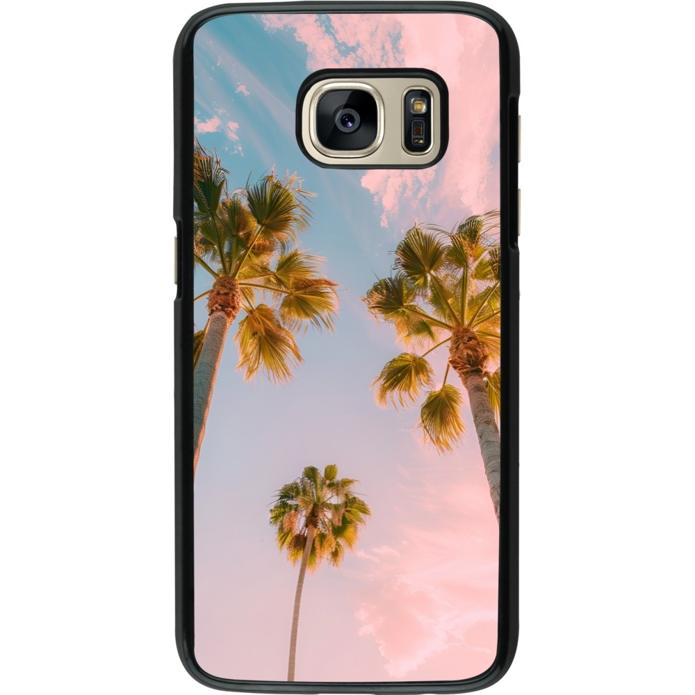 Samsung Galaxy S7 Case Hülle - Summer 2025 Palmiers