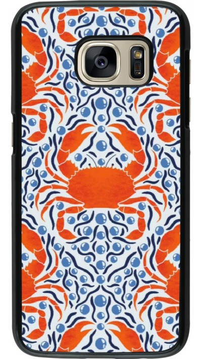 Coque Samsung Galaxy S7 - Crabs and pearls Summer 2026