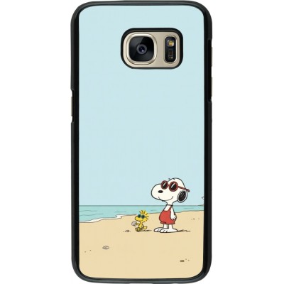 Coque Samsung Galaxy S7 - Snoopy on the beach Summer 2026