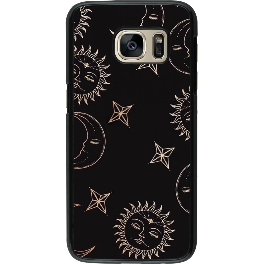 Coque Samsung Galaxy S7 - Suns and Moons