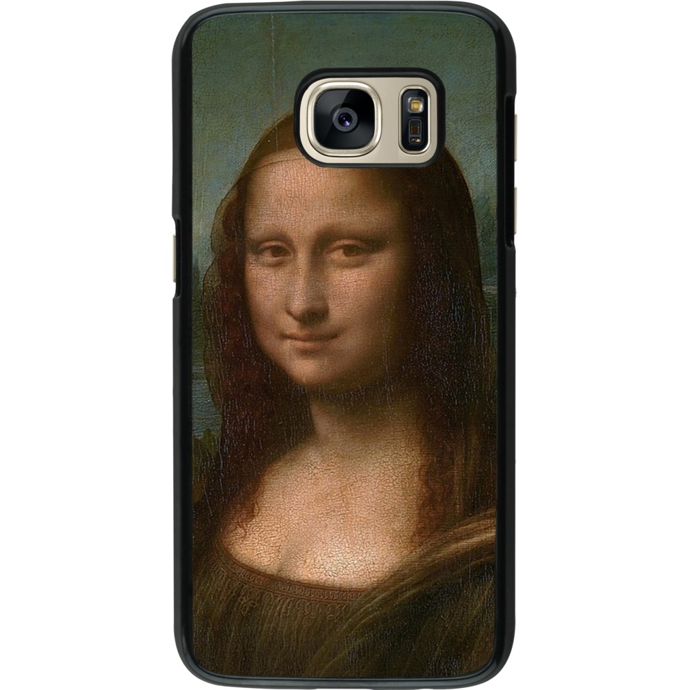 Coque Samsung Galaxy S7 - Tableau art - La Joconde - Léonard de Vinci