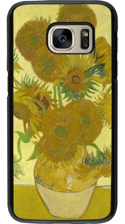 Coque Samsung Galaxy S7 - Tableau art - Les Tournesols - Van Gogh
