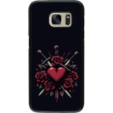 Samsung Galaxy S7 Case Hülle - Valentine 2024 gothic love
