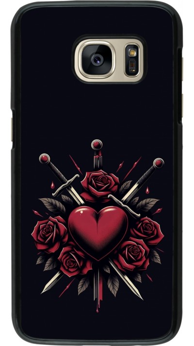 Coque Samsung Galaxy S7 - Valentine 2024 gothic love
