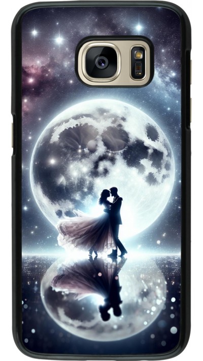 Coque Samsung Galaxy S7 - Valentine 2024 Love under the moon