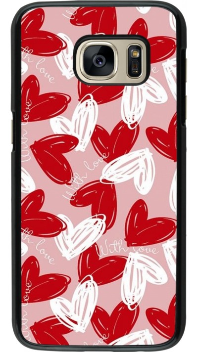 Coque Samsung Galaxy S7 - Valentine 2024 with love heart