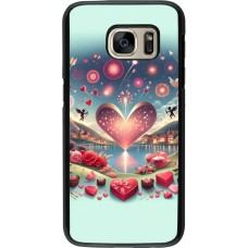 Samsung Galaxy S7 Case Hülle - Valentin 2025 Schick