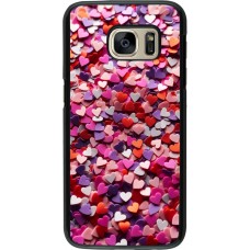 Samsung Galaxy S7 Case Hülle - Valentin 2025 Konfetti