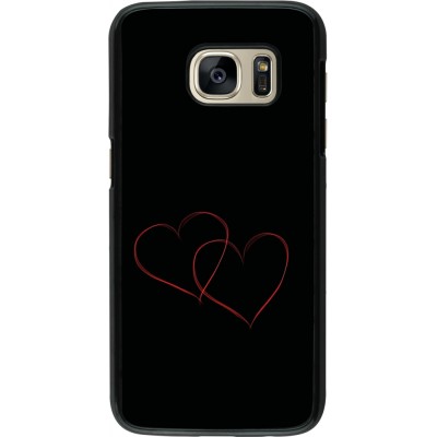 Samsung Galaxy S7 Case Hülle - Valentine 2023 attached heart